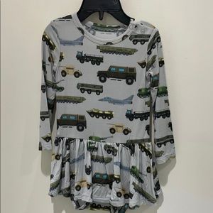 Posh peanut twirl bodysuit cash 12-18months